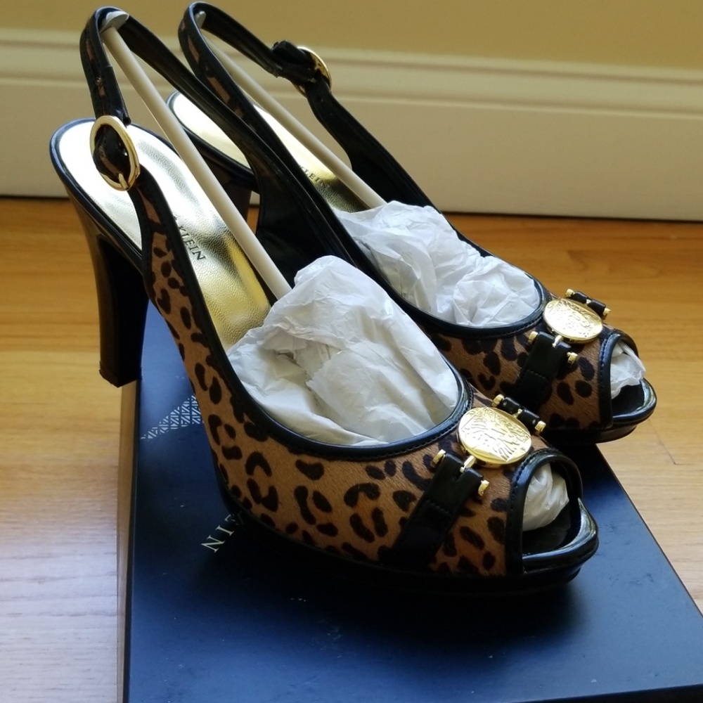 Anne Klein, Akeditor Multi, Black Patent, 9.5 - Picture 8 of 8